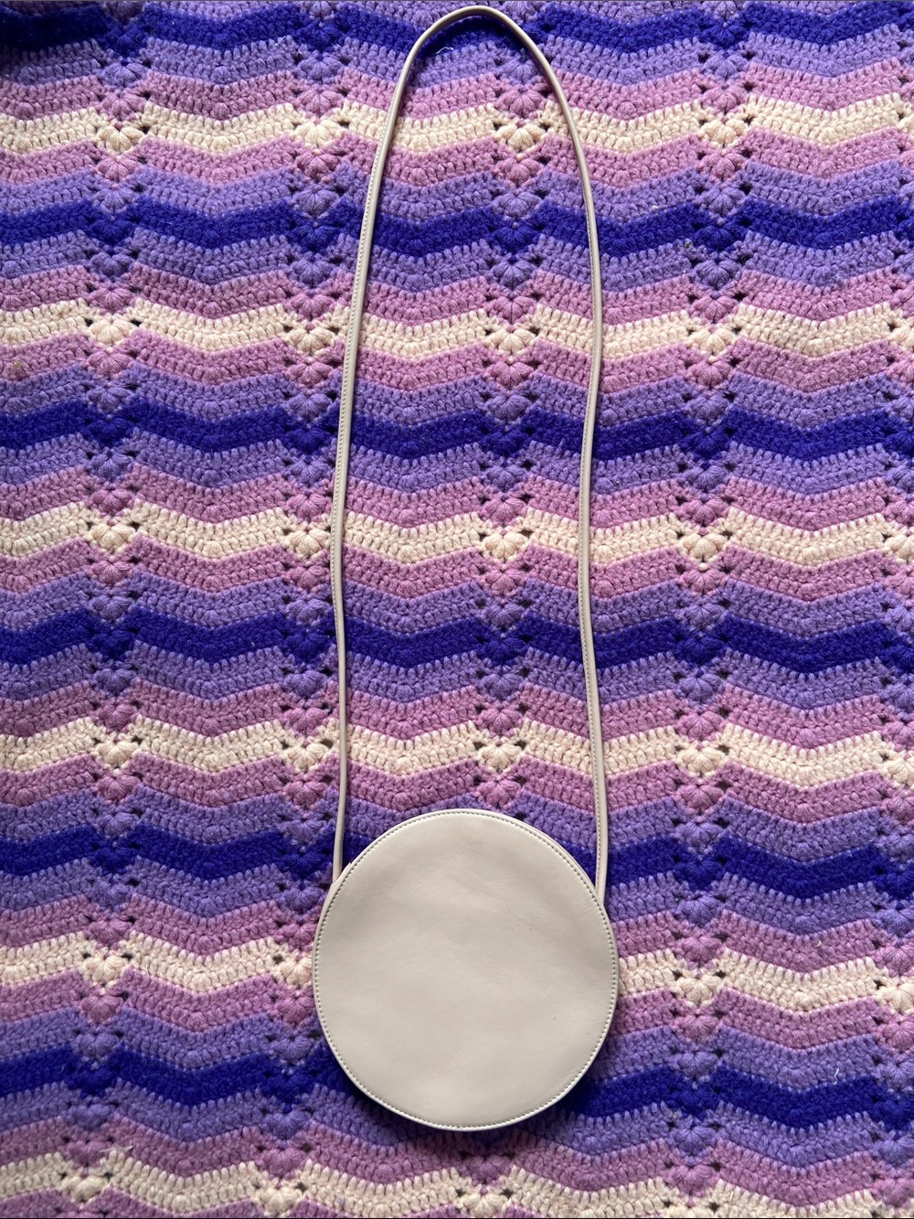 Elizabeth and James Blush Pink Round Crossbody Bag